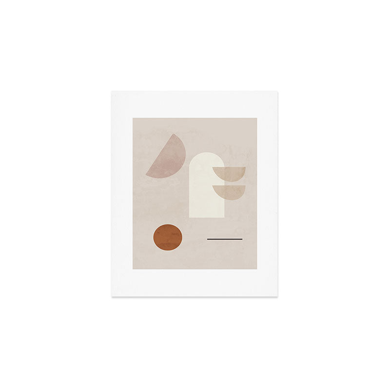 Abstract Minimal Shapes 21 Art Print Gallery Image 1