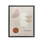 Abstract Minimal Shapes 21 Framed Canvas Print Gallery Image 6