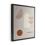 Abstract Minimal Shapes 21 Framed Canvas Print Gallery Image 2