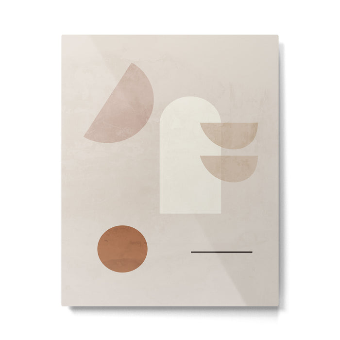 Abstract Minimal Shapes 21 Metal Print Gallery Image 1