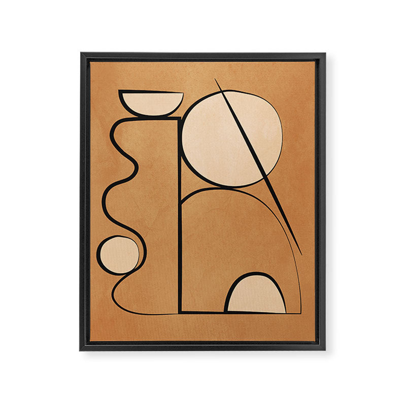 Abstract Minimal Shapes 217 Framed Canvas Print Gallery Image 6