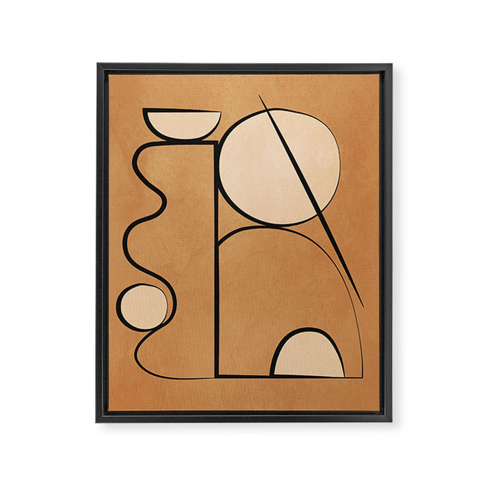 Abstract Minimal Shapes 217 Framed Canvas Print Gallery Image 1