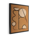 Abstract Minimal Shapes 217 Framed Canvas Print Gallery Image 2