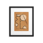 Abstract Minimal Shapes 217 Framed Art Print Gallery Image 4