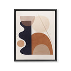 Abstract Minimal Shapes 218 Framed Canvas Print Gallery Image 6