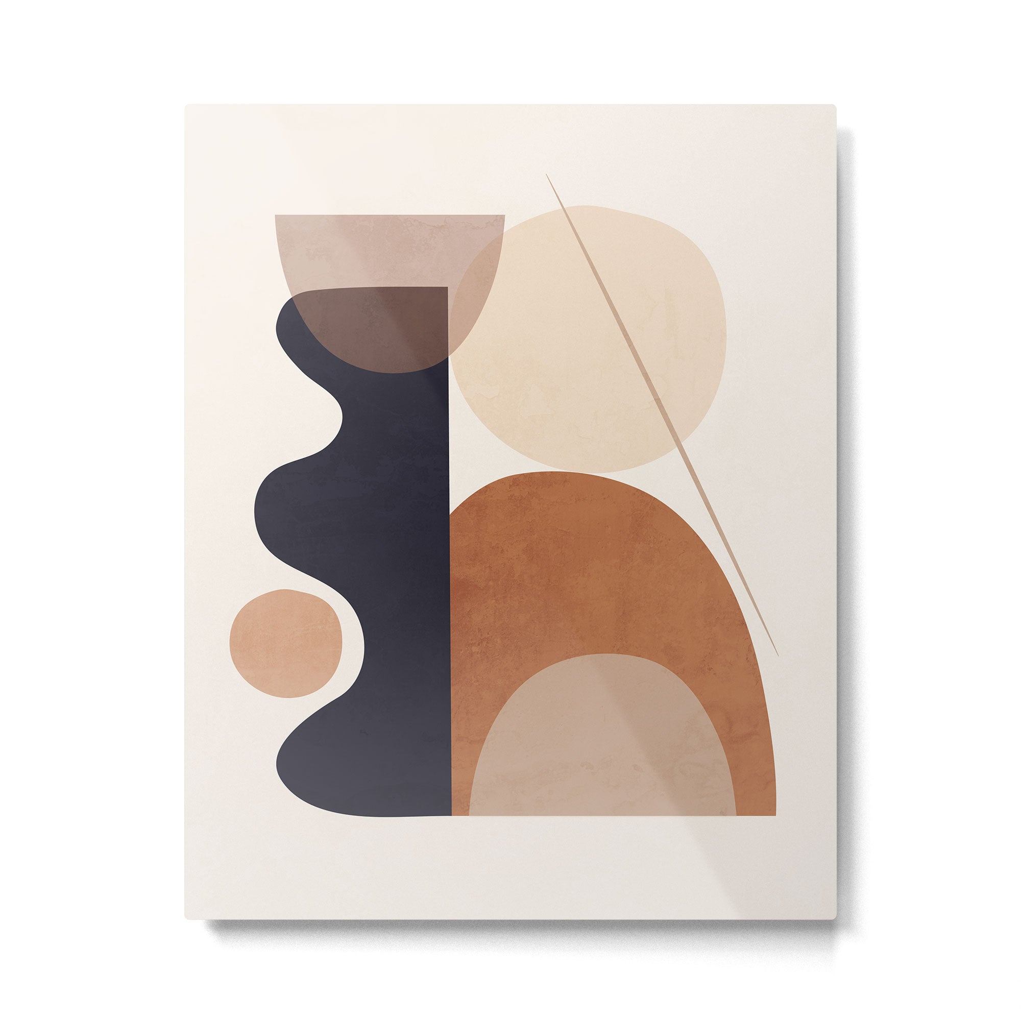 Abstract Minimal Shapes 218 Metal Print Gallery Image 4