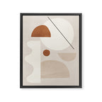 Abstract Minimal Shapes 22 Framed Canvas Print Gallery Image 6