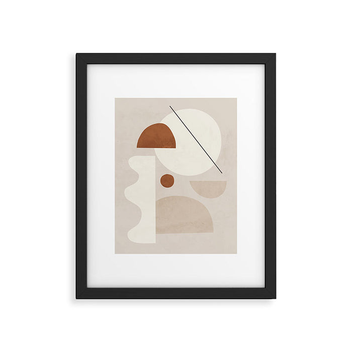 Abstract Minimal Shapes 22 Framed Art Print Gallery Image 1