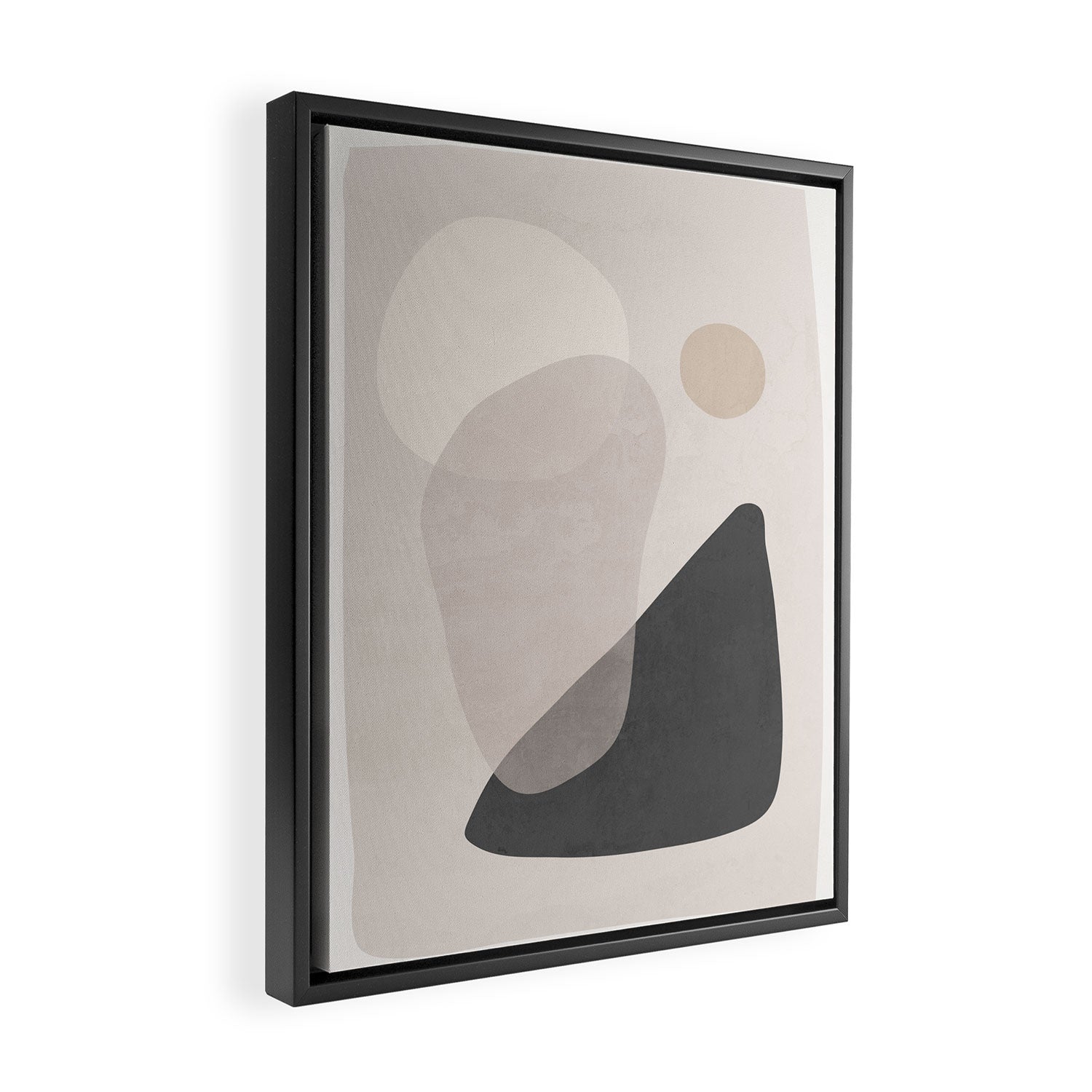 Abstract Minimal Shapes 26 Framed Canvas Print Gallery Image 2