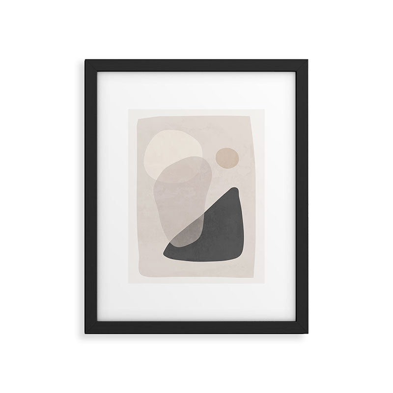 Abstract Minimal Shapes 26 Framed Art Print Gallery Image 5