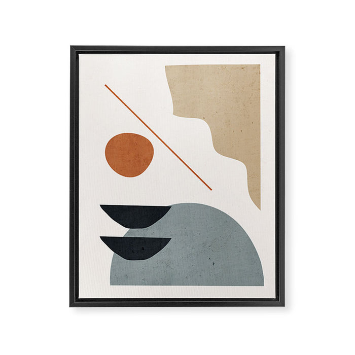 Abstract Minimal Shapes 29 Framed Canvas Print Gallery Image 1