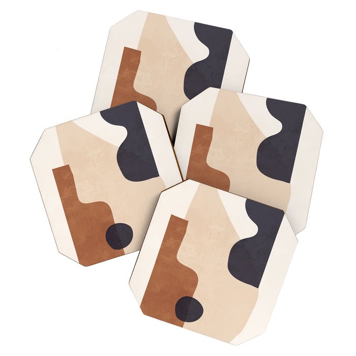 Abstract Minimal Shapes 32 Coaster Gallery Image 1