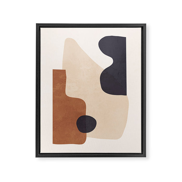 Abstract Minimal Shapes 32 Framed Canvas Print Gallery Image 1