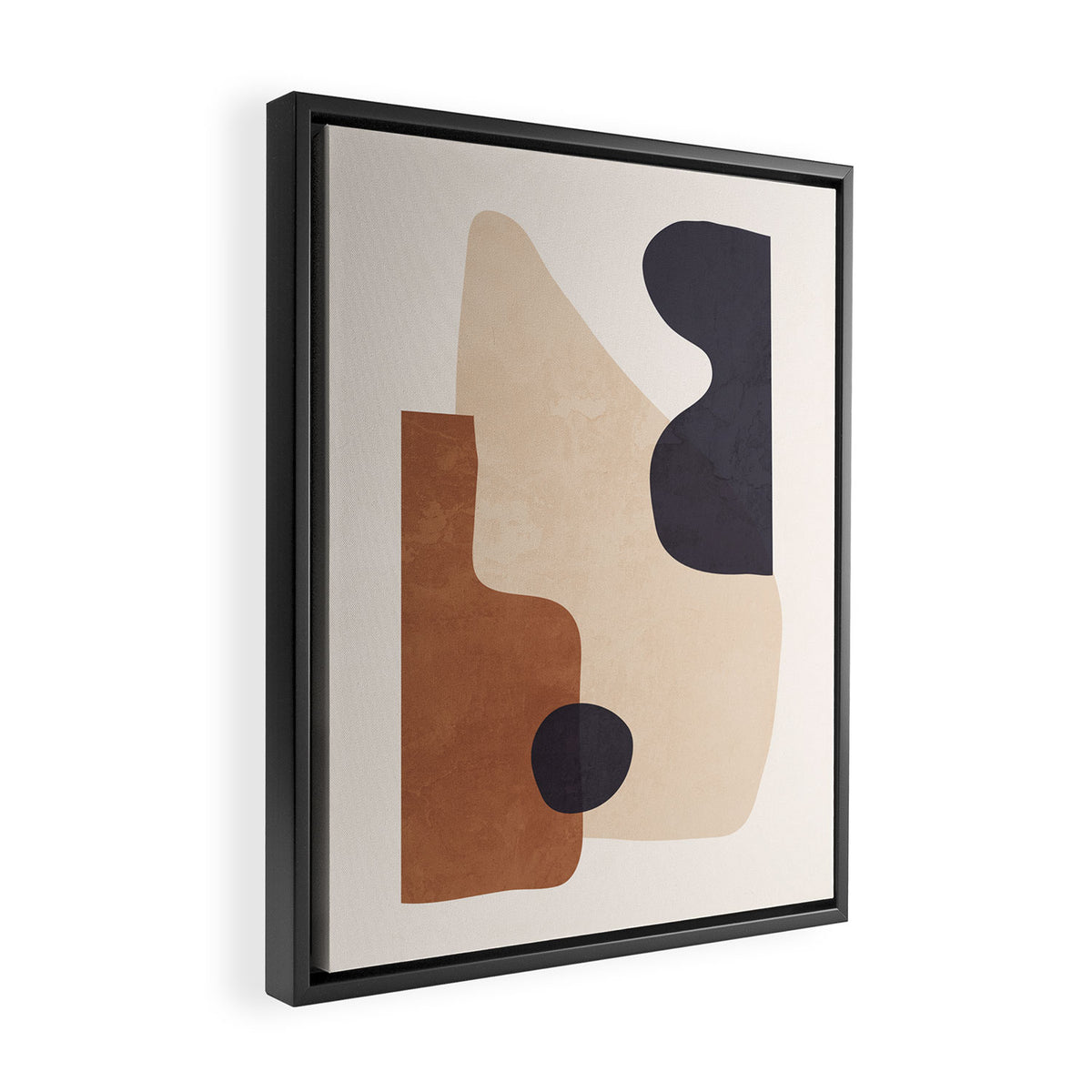 Abstract Minimal Shapes 32 Framed Canvas Print Gallery Image 2