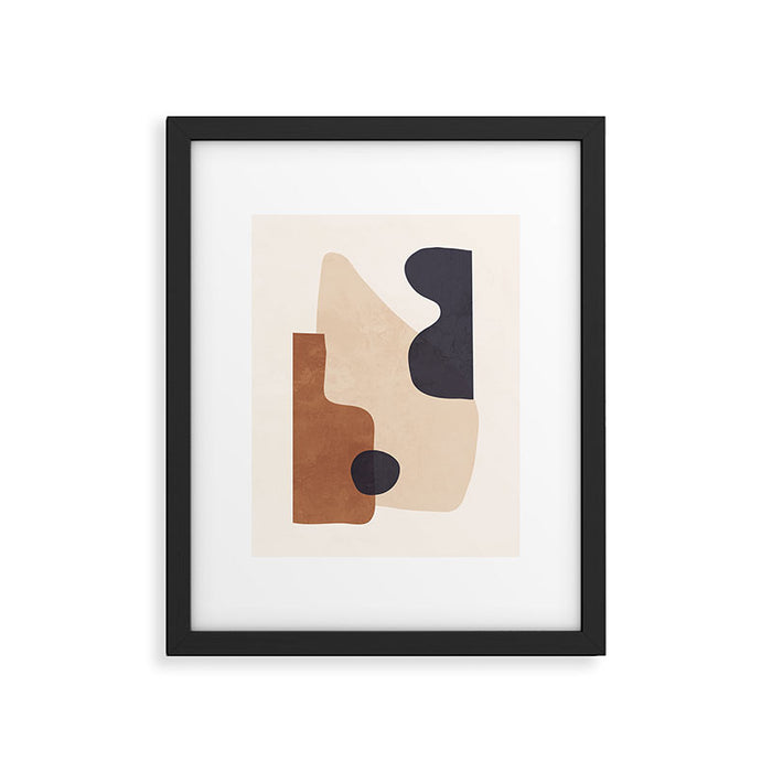 Abstract Minimal Shapes 32 Framed Art Print Gallery Image 1