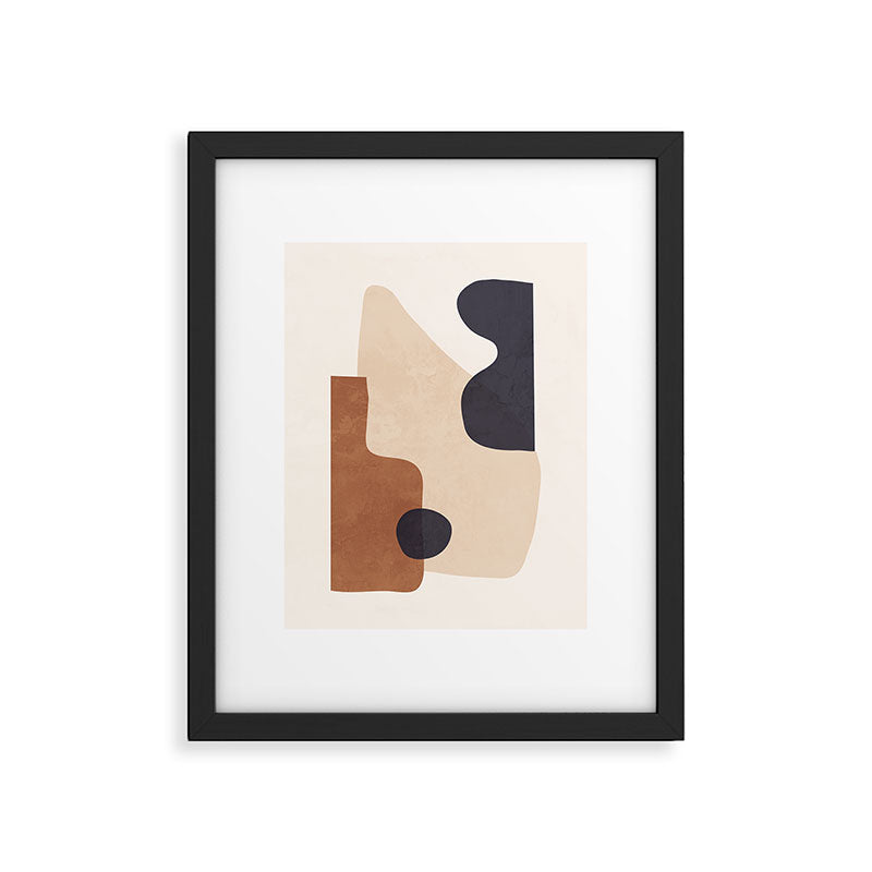 Abstract Minimal Shapes 32 Framed Art Print Gallery Image 4