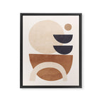 Abstract Minimal Shapes 33 Framed Canvas Print Gallery Image 6