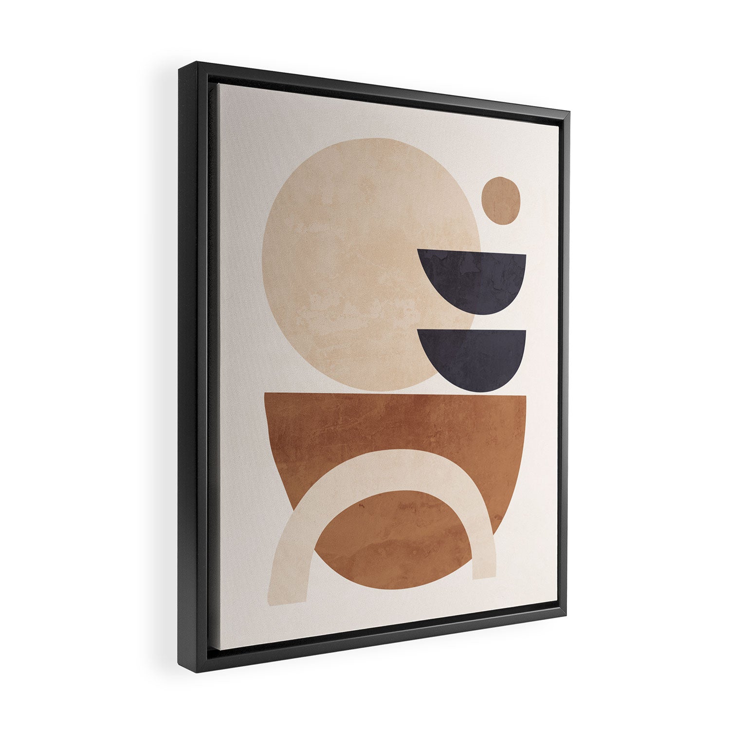 Abstract Minimal Shapes 33 Framed Canvas Print Gallery Image 2