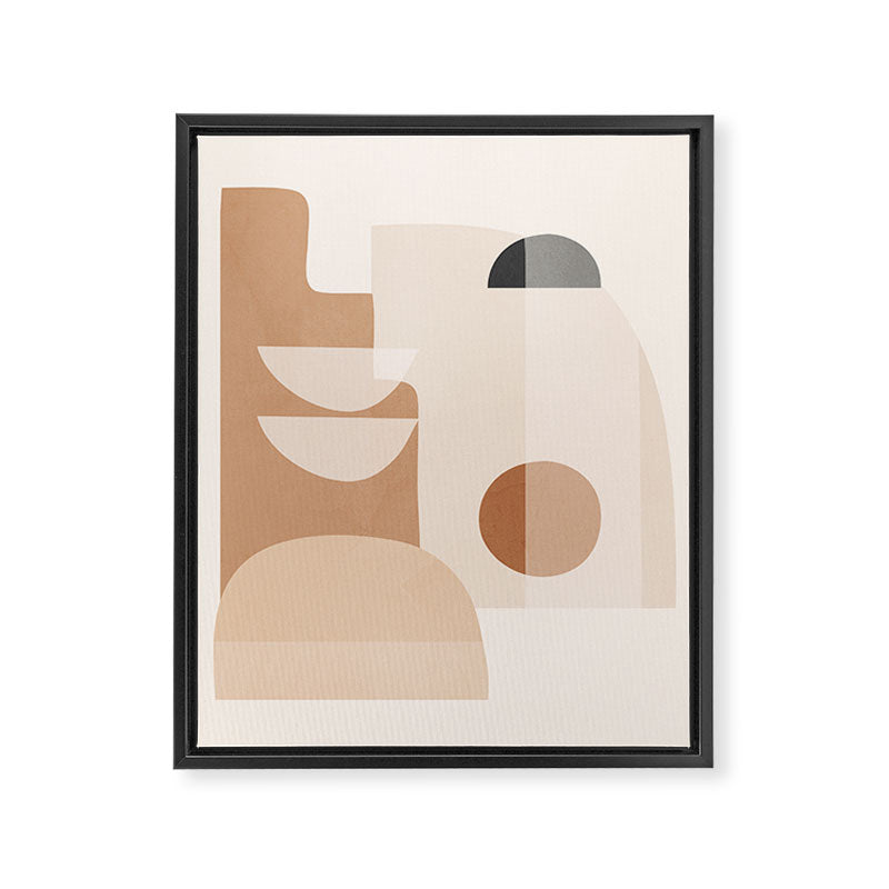 Abstract Minimal Shapes 5 Framed Canvas Print Gallery Image 6