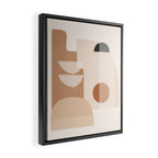 Abstract Minimal Shapes 5 Framed Canvas Print Gallery Image 2