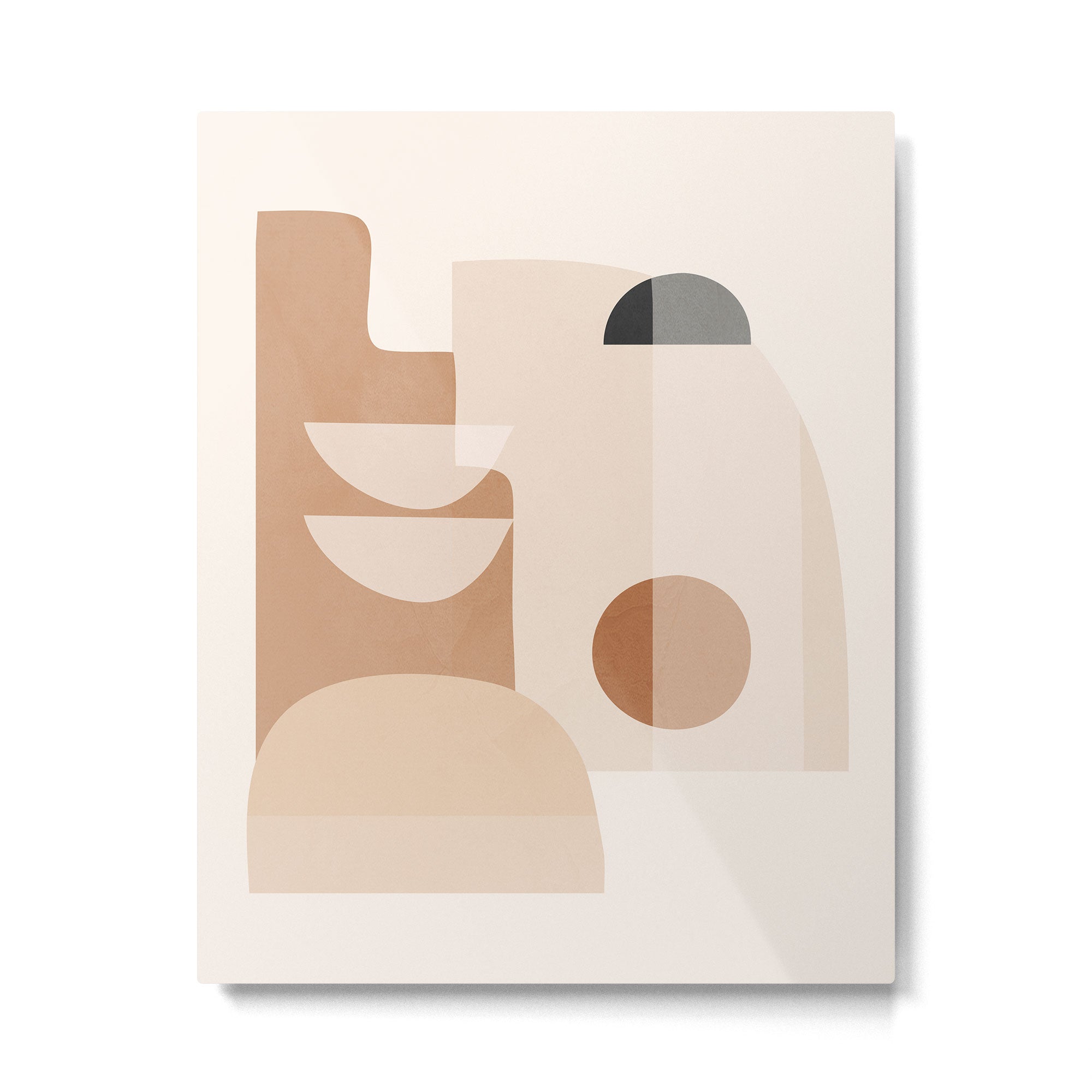Abstract Minimal Shapes 5 Metal Print Gallery Image 4