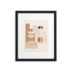 Abstract Minimal Shapes 5 Framed Art Print Gallery Image 4