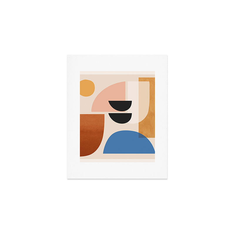 Abstract Minimal Shapes 52 Art Print Gallery Image 1