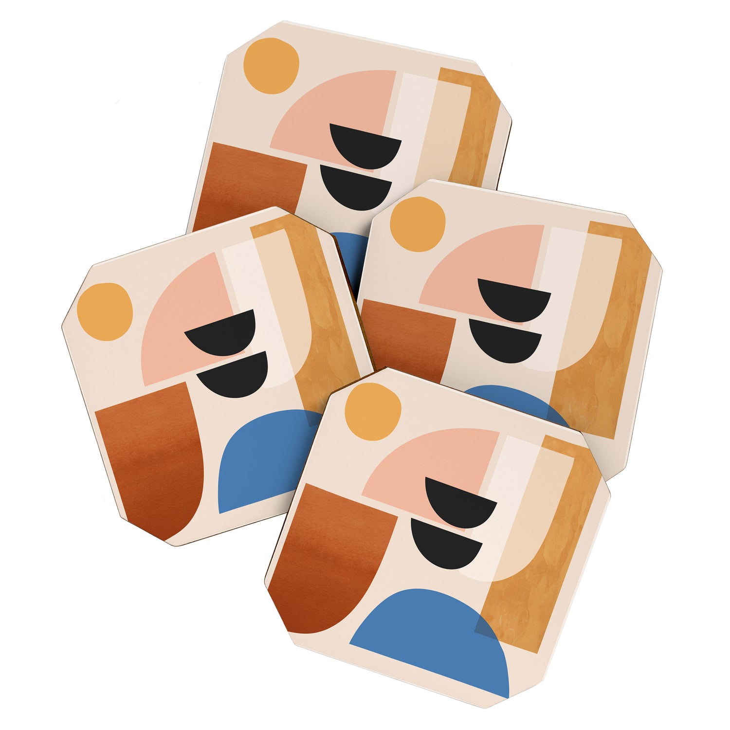 Abstract Minimal Shapes 52 Coaster Gallery Image 1