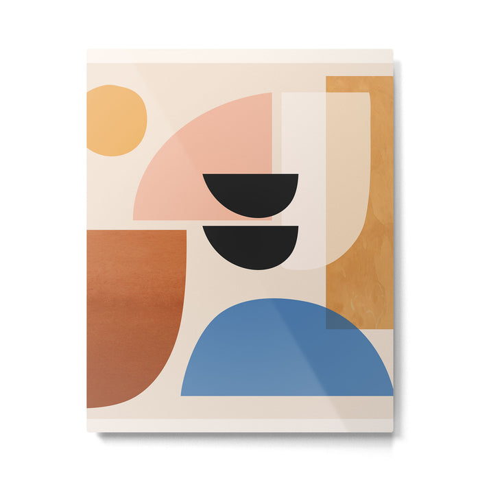 Abstract Minimal Shapes 52 Metal Print Gallery Image 1