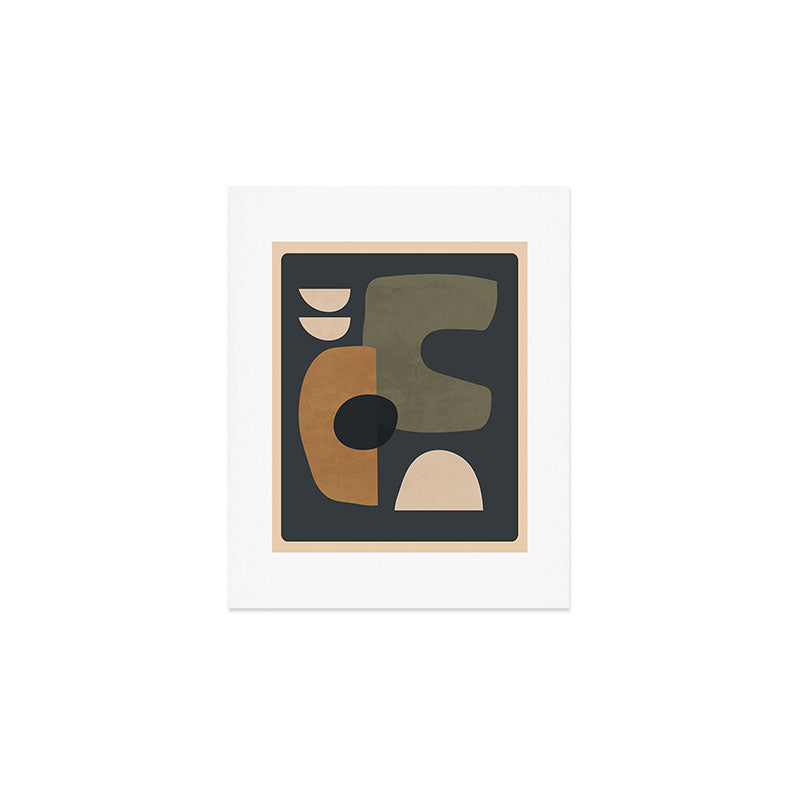 Abstract Minimal Shapes 76 Art Print Gallery Image 1