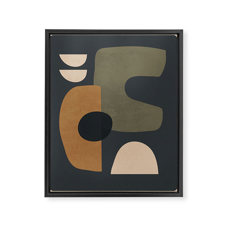 Abstract Minimal Shapes 76 Framed Canvas Print Gallery Image 6