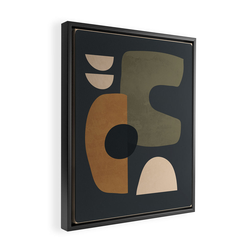Abstract Minimal Shapes 76 Framed Canvas Print Gallery Image 2