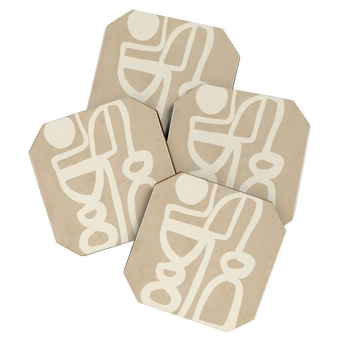 Abstract Minimal Shapes 78 Coaster Gallery Image 1