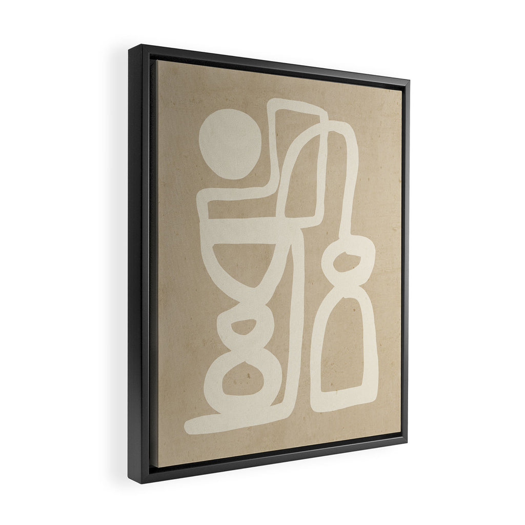 Abstract Minimal Shapes 78 Framed Canvas Print Gallery Image 2