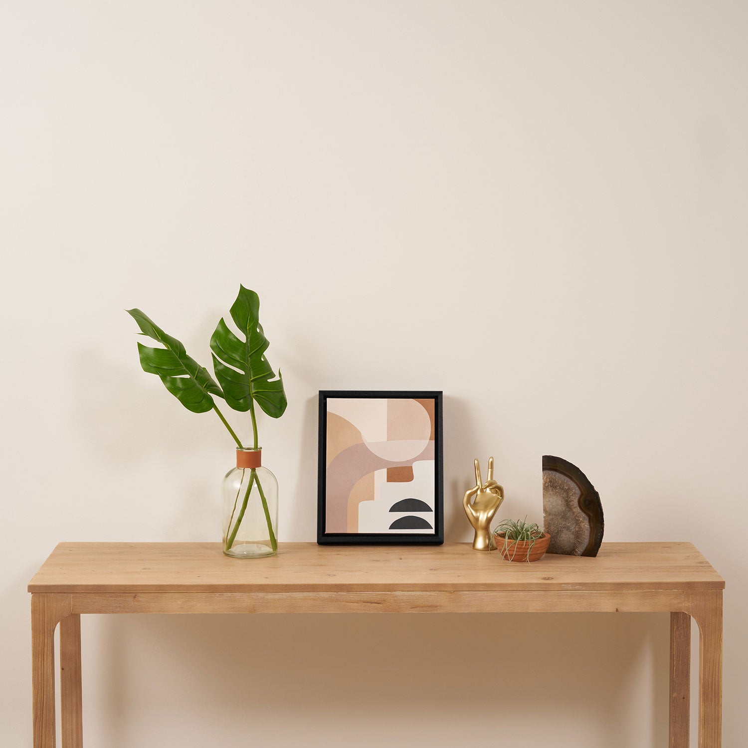 Abstract Minimal Shapes 8 Framed Canvas Print Gallery Image 4