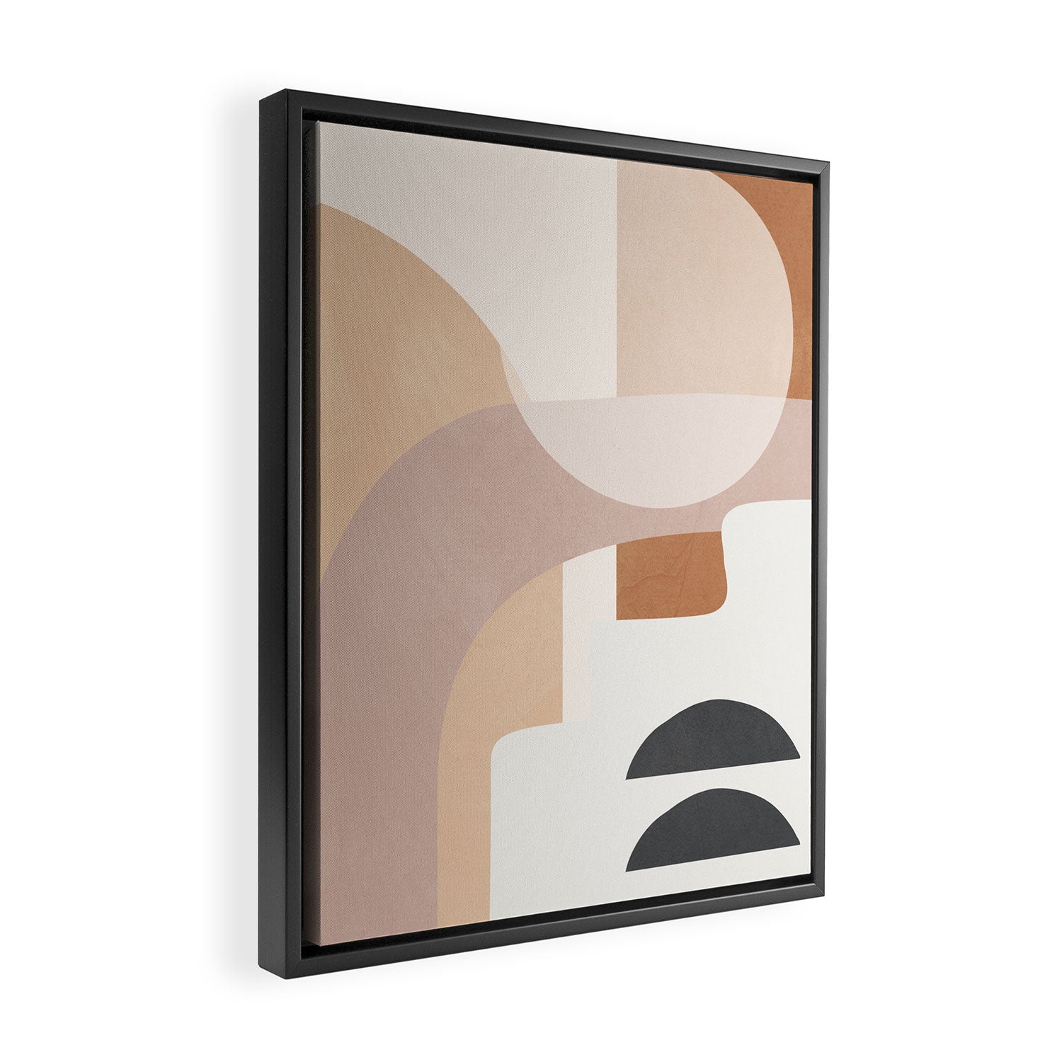 Abstract Minimal Shapes 8 Framed Canvas Print Gallery Image 2