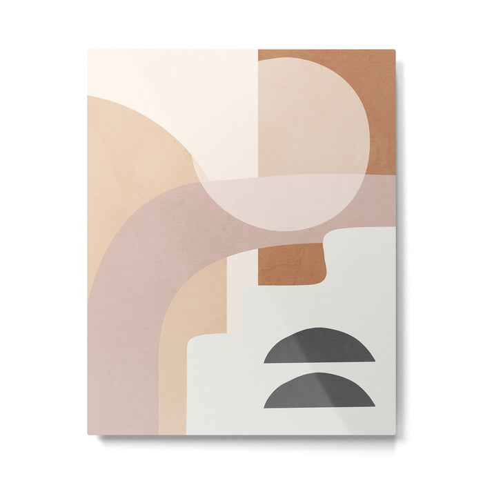 Abstract Minimal Shapes 8 Metal Print Gallery Image 1