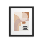 Abstract Minimal Shapes 8 Framed Art Print Gallery Image 5