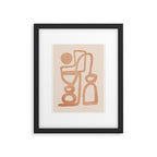 Abstract Minimal Shapes 80 Framed Art Print Gallery Image 4