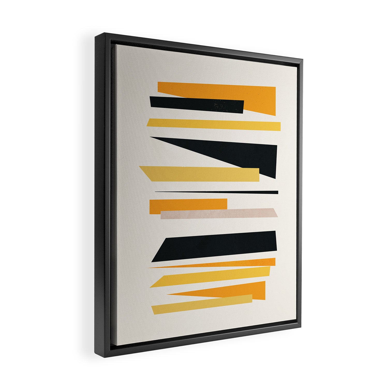 Abstract Minimal Shapes 97 Framed Canvas Print Gallery Image 2