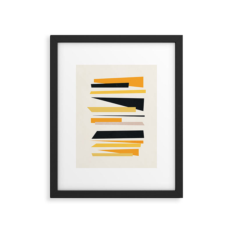 Abstract Minimal Shapes 97 Framed Art Print Gallery Image 5