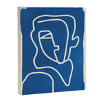 Abstract Minimal Woman Portrait Canvas Print Gallery Image 6