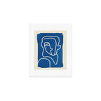 Abstract Minimal Woman Portrait Art Print Gallery Image 1
