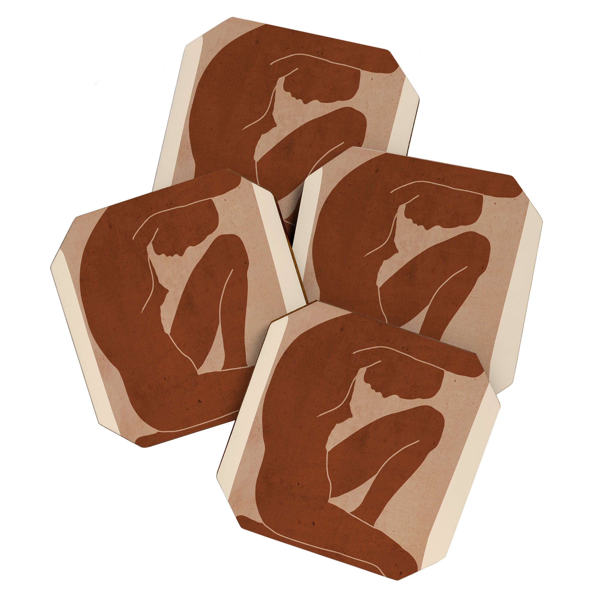 Abstract Nude Art Coaster Gallery Image 1