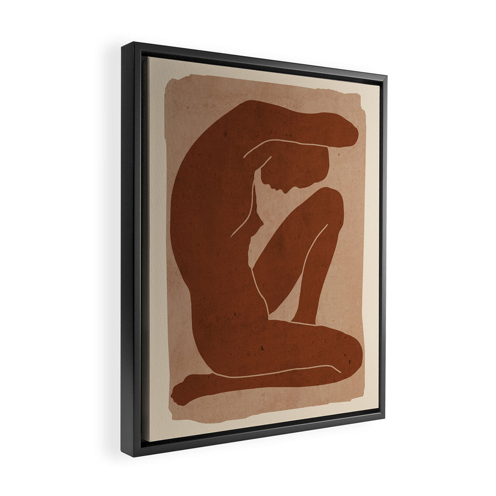 Abstract Nude Art Framed Canvas Print Gallery Image 2
