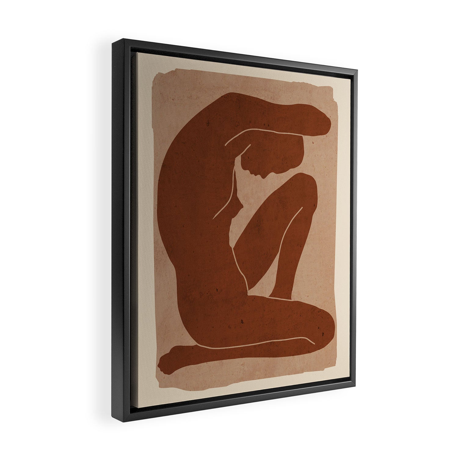 Abstract Nude Art Framed Canvas Print Gallery Image 2