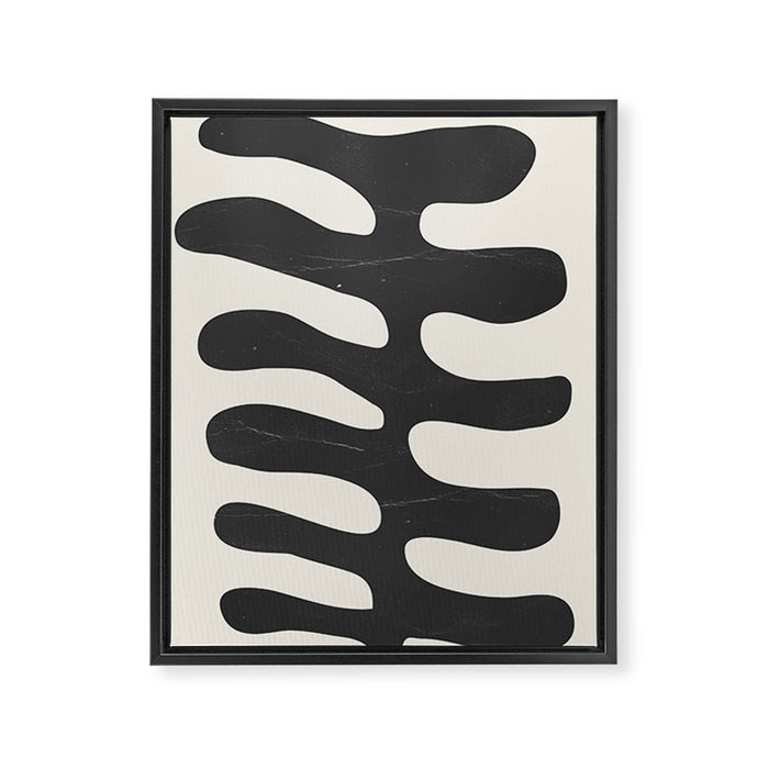 Abstract Plant 2 Framed Canvas Print Gallery Image 1