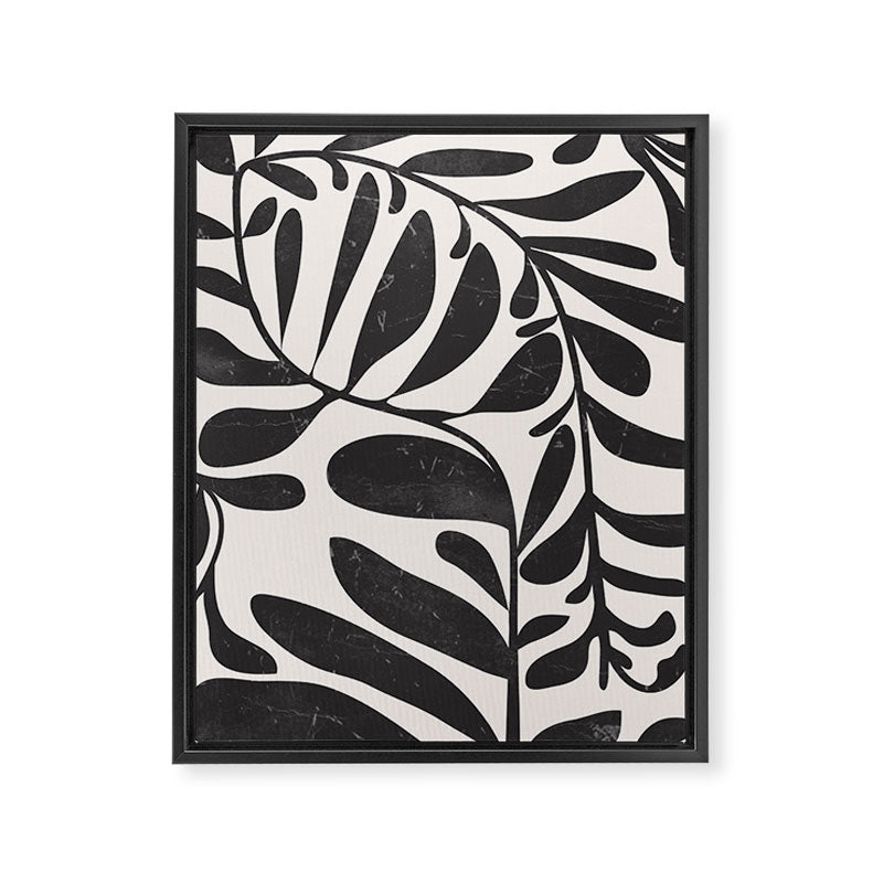 Abstract Plant 3 Framed Canvas Print Gallery Image 6