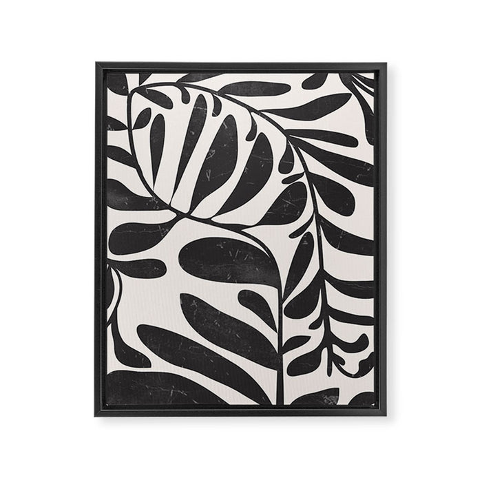 Abstract Plant 3 Framed Canvas Print Gallery Image 1