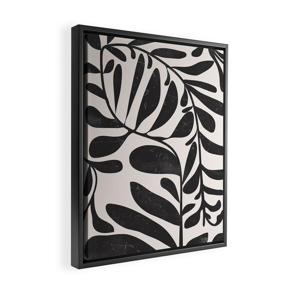 Abstract Plant 3 Framed Canvas Print Gallery Image 2